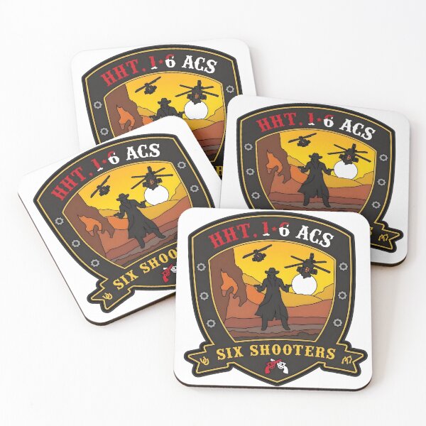 Item preview, HHT 1-6 ACS "Six Shooters" Cavalry Emblem designed and sold by CharlieDesings.