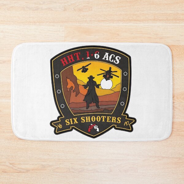 Item preview, HHT 1-6 ACS "Six Shooters" Cavalry Emblem designed and sold by CharlieDesings.
