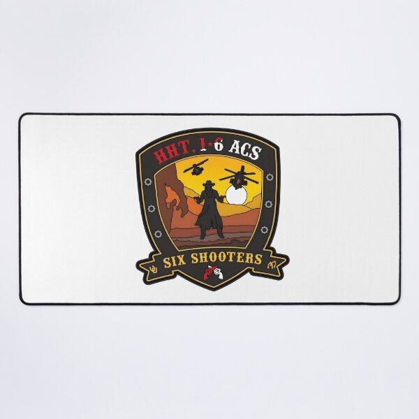 Item preview, HHT 1-6 ACS "Six Shooters" Cavalry Emblem designed and sold by CharlieDesings.
