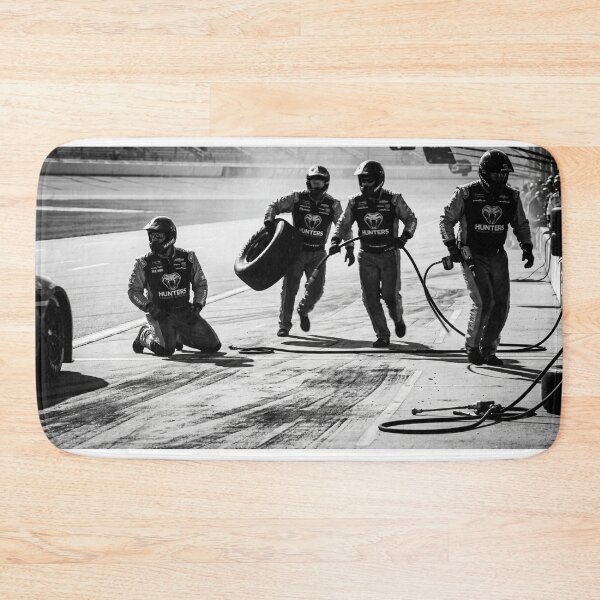 Item preview, Precision Pit Stop – Black & White Motorsport Crew Art designed and sold by ARbyCharlie.