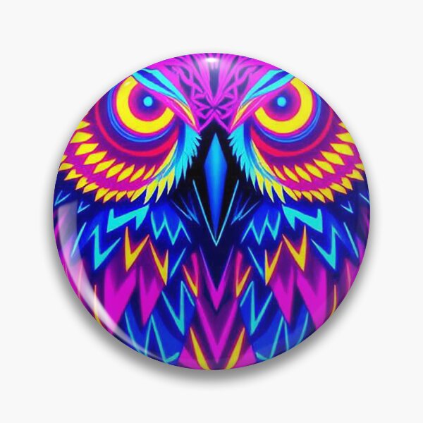 Item preview, Electric Horned Owl – 80s Neon designed and sold by Benito Del Ray.