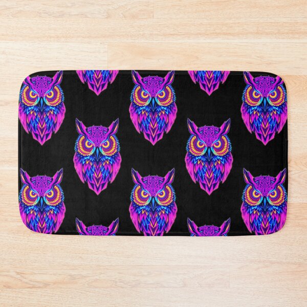 Item preview, Electric Horned Owl – 80s Neon designed and sold by Benito Del Ray.