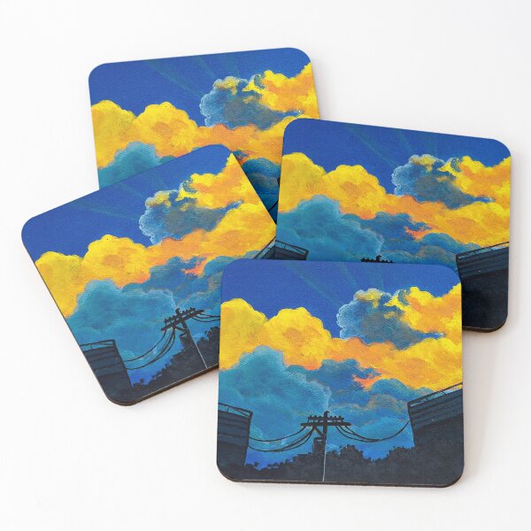 Item preview, Golden Sunset Cloudscape Landscape designed and sold by EeshaArshad.