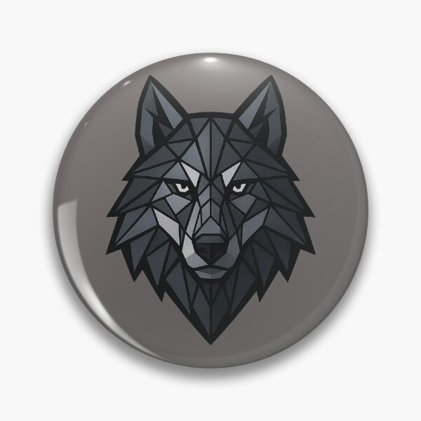 Item preview, Geometric Wolf Head – Polygon Wildlife Art designed and sold by BROHLine Studio.