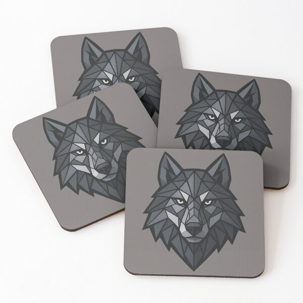 Item preview, Geometric Wolf Head – Polygon Wildlife Art designed and sold by BROHLine Studio.