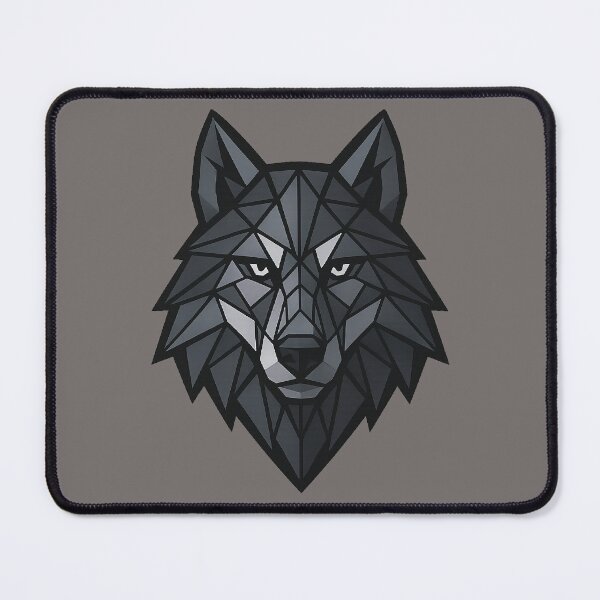 Item preview, Geometric Wolf Head – Polygon Wildlife Art designed and sold by BROHLine Studio.