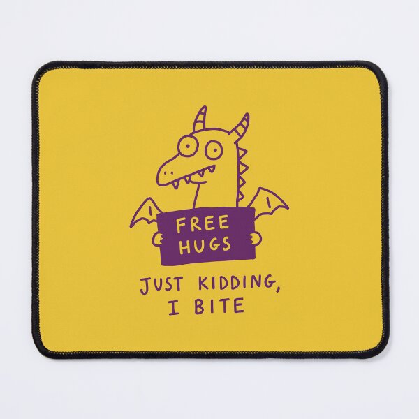 Item preview, Free Hugs Just Kidding I Bite designed and sold by NQArtist.