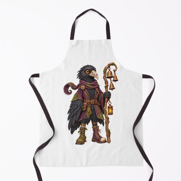 Item preview, Velvet Bellkeeper – Gothic Crow Guardian designed and sold by Tilichesymas.