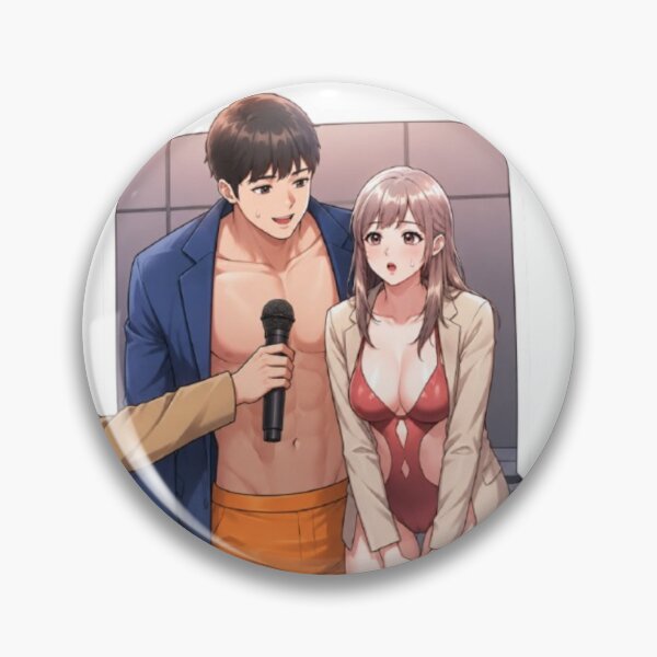 Item preview, Anime Interview Couple – Shy Romantic Sticker designed and sold by MeowLoka ⭐⭐⭐⭐.