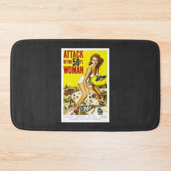 Item preview, Retro Giantess Sci-Fi Horror Movie Poster Aesthetic Vintage 1950S B-Movie Monster Design | Perfect Gift For You And Friends designed and sold by Fijidiha.