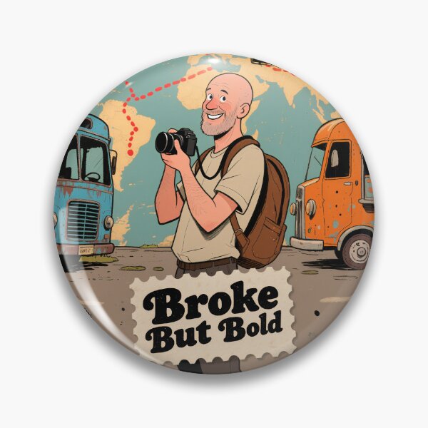 Item preview,   Harald Baldr Vintage Travel Adventure – Retro Budget Travel Illustration designed and sold by designer14years.