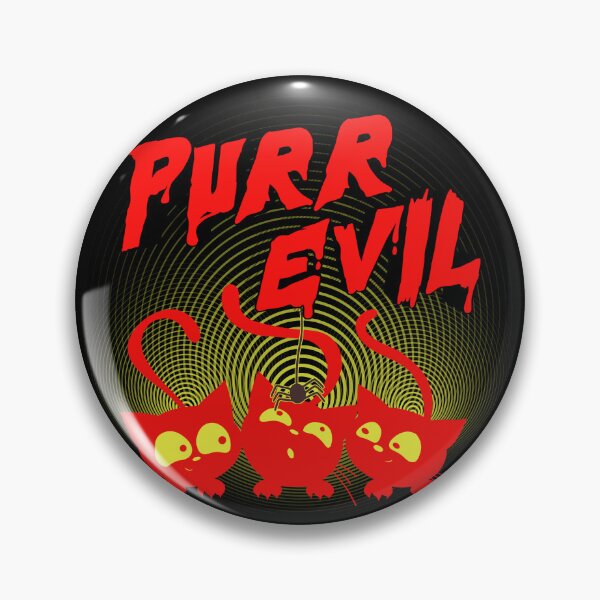 Item preview, Purr Evil Cat Funny Halloween  designed and sold by pulse_retail.