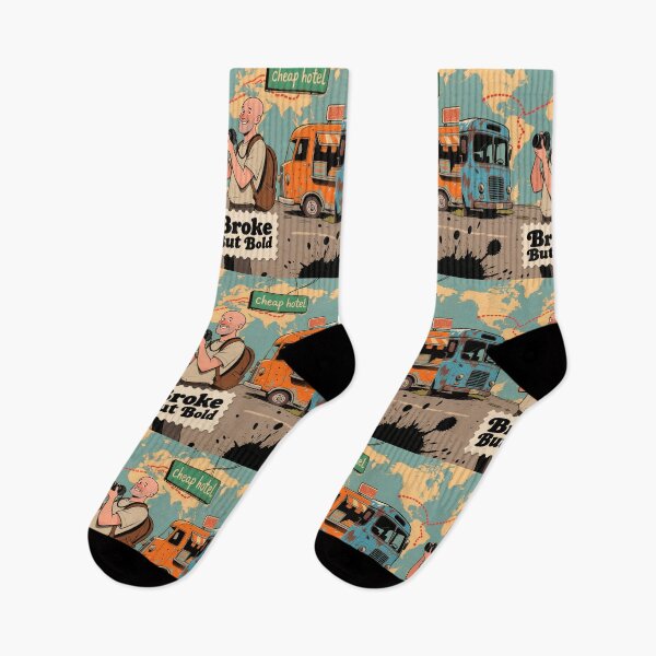 Item preview,   Harald Baldr Vintage Travel Adventure – Retro Budget Travel Illustration designed and sold by designer14years.