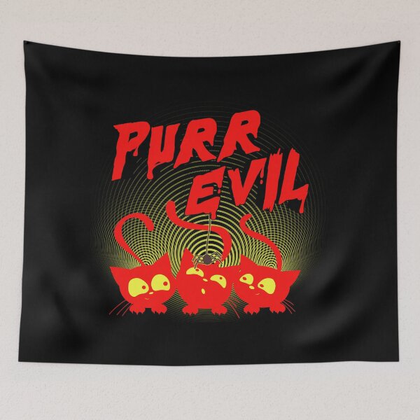 Item preview, Purr Evil Cat Funny Halloween  designed and sold by pulse_retail.