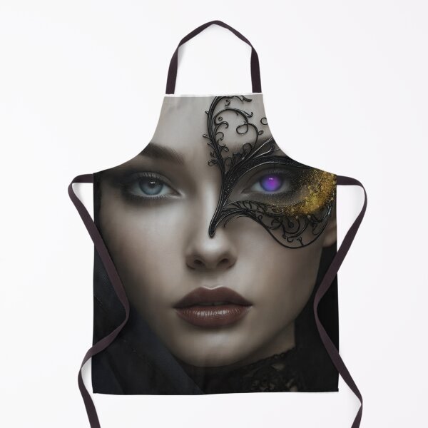 Item preview, Mystical Gothic Woman Neon Blue Eye Magic designed and sold by mimikaka.