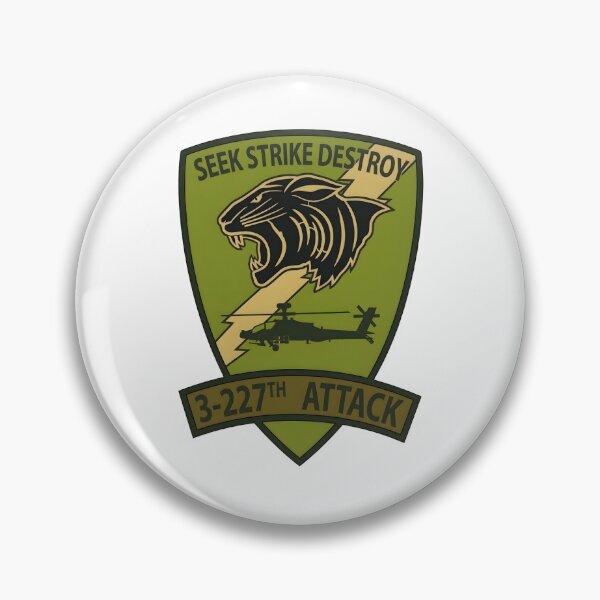 Item preview, 3-227th Attack Reconnaissance Battalion "Seek Strike Destroy" Insignia designed and sold by CharlieDesings.