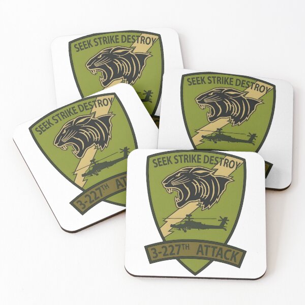 Item preview, 3-227th Attack Reconnaissance Battalion "Seek Strike Destroy" Insignia designed and sold by CharlieDesings.