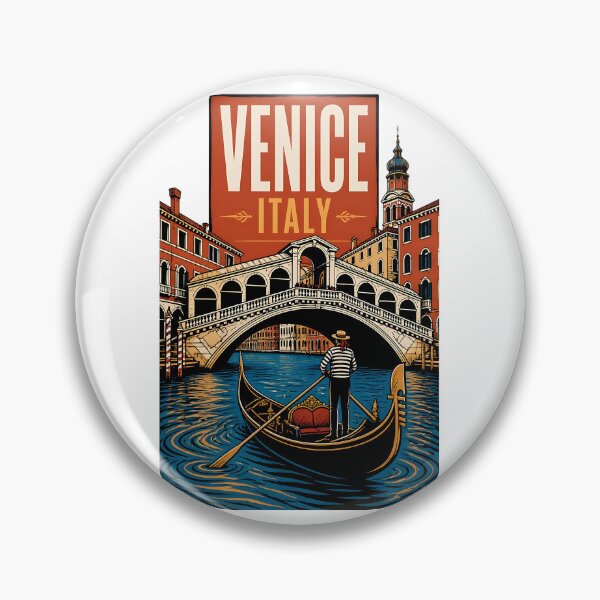 Artikelvorschau, Venedig, Italien – Vintage-Reisen und Tourismus entworfen und verkauft von TravelersGems.