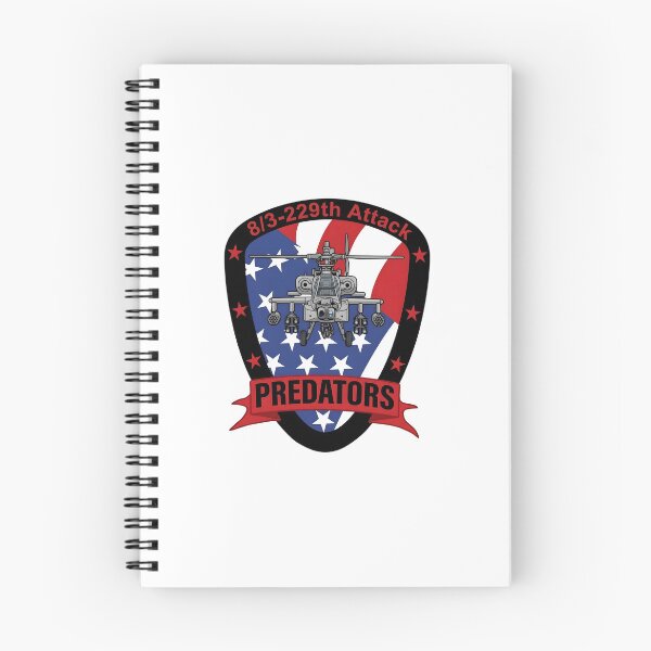 Item preview, 8/3-229th Attack Battalion "Predators" AH-64 Apache Emblem designed and sold by CharlieDesings.