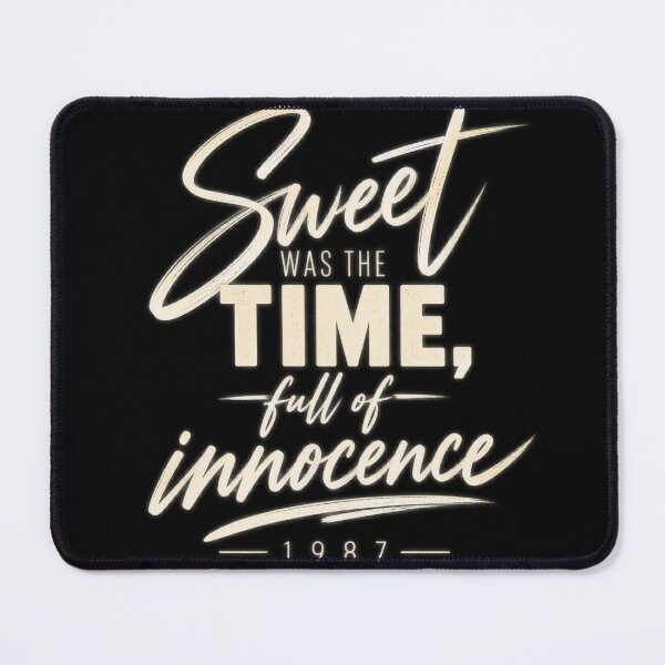Item preview, Sweet Was The Time Full Of Innocence Vintage Typography T-Shirt Design designed and sold by Obiechefu.