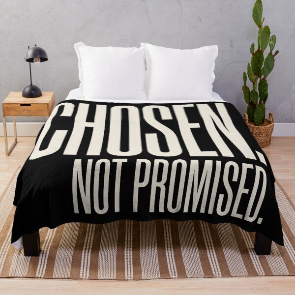 Item preview, Chosen Not Promised Motivational Streetwear Typography designed and sold by SplashTastic.