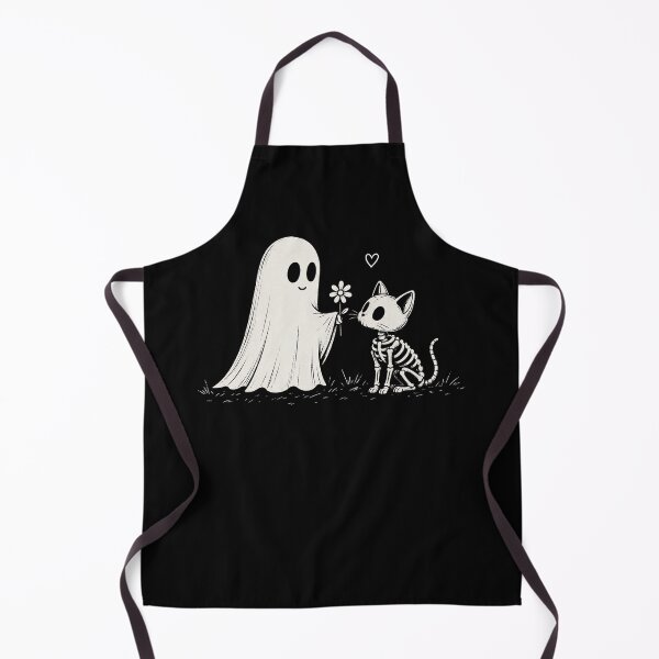 Item preview, Ghost cat Skeleton Funny Cute Halloween Vintage designed and sold by Kladhadredo.