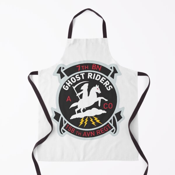 Item preview, A Co 7th BN 158th AVN REGT "Ghost Riders" Emblem designed and sold by CharlieDesings.