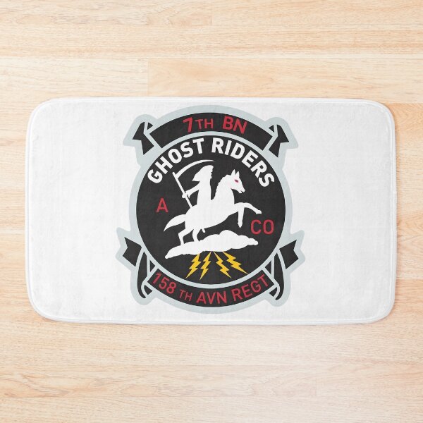 Item preview, A Co 7th BN 158th AVN REGT "Ghost Riders" Emblem designed and sold by CharlieDesings.