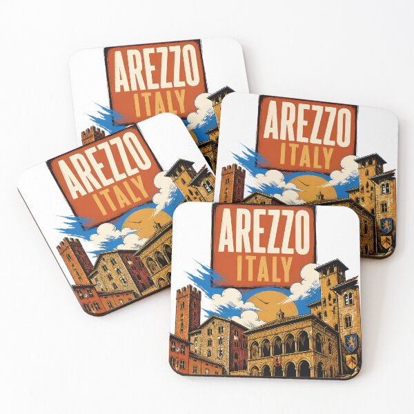 Item preview, Arezzo Italy Vintage Travel Tourism designed and sold by TravelersGems.