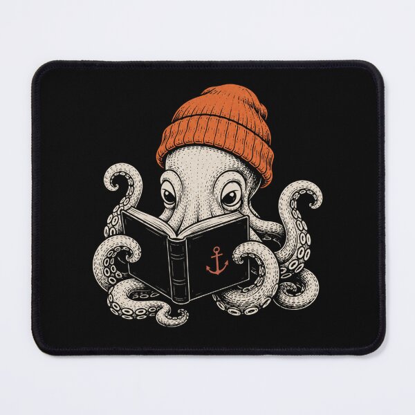 Item preview, Sir I Am Reading Shoosh Octopus Book Lover Reader designed and sold by Kladhadredo.