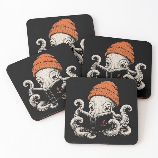 Item preview, Sir I Am Reading Shoosh Octopus Book Lover Reader designed and sold by Kladhadredo.