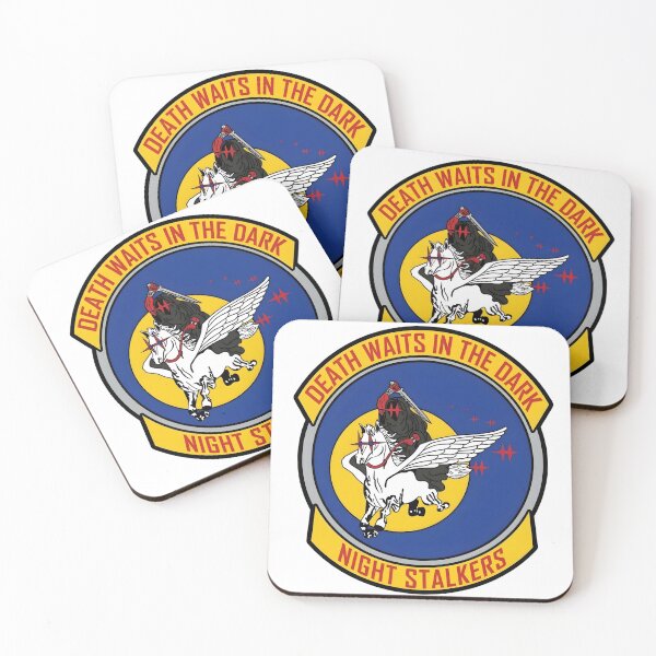 Item preview, 160th SOAR "Night Stalkers" Death Waits in the Dark Emblem designed and sold by CharlieDesings.