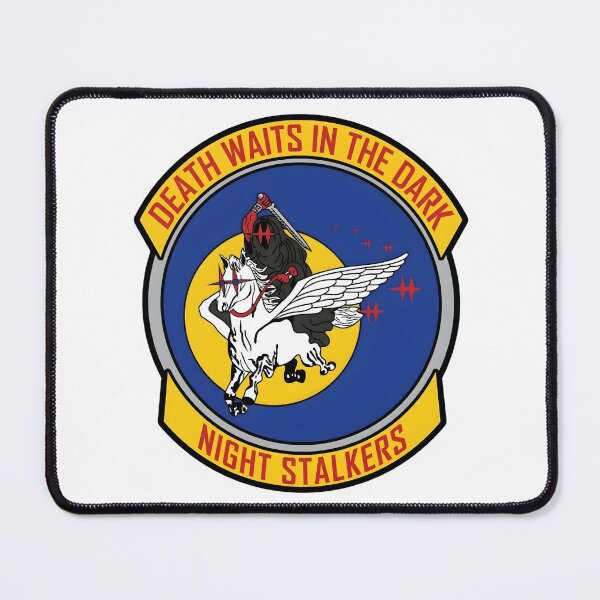 Item preview, 160th SOAR "Night Stalkers" Death Waits in the Dark Emblem designed and sold by CharlieDesings.