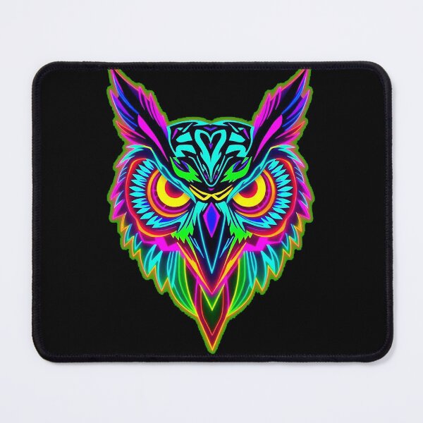 Item preview, Neon Night Owl – Electric 80s Style designed and sold by Benito Del Ray.