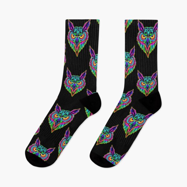 Item preview, Neon Night Owl – Electric 80s Style designed and sold by Benito Del Ray.