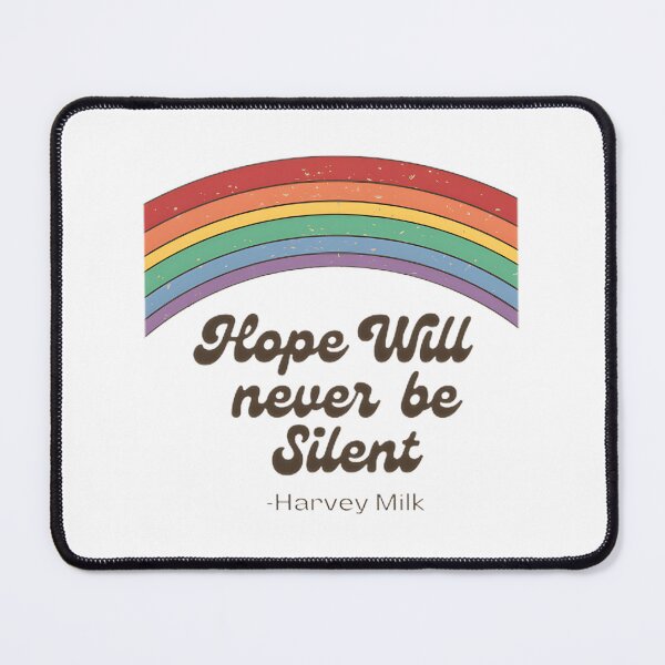 Item preview, Harvey Milk Hope Will Never Be Silent Vintage Rainbow Pride Advocate Equality Icon Activism Retro Lgbtq+ History Design | Perfect Gift For You And Friends designed and sold by Rex-6369.