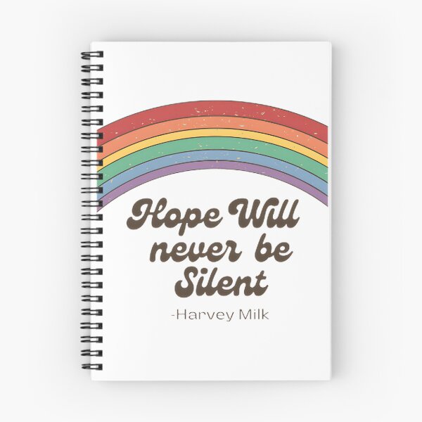 Item preview, Harvey Milk Hope Will Never Be Silent Vintage Rainbow Pride Advocate Equality Icon Activism Retro Lgbtq+ History Design | Perfect Gift For You And Friends designed and sold by Rex-6369.