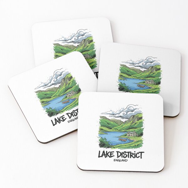 Item preview, Lake District England Countryside Art Print designed and sold by Merch by Das Design Studio.