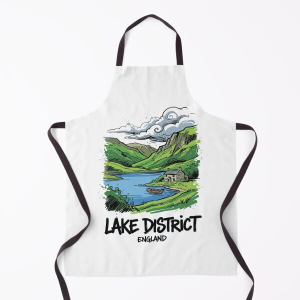Item preview, Lake District England Countryside Art Print designed and sold by Merch by Das Design Studio.