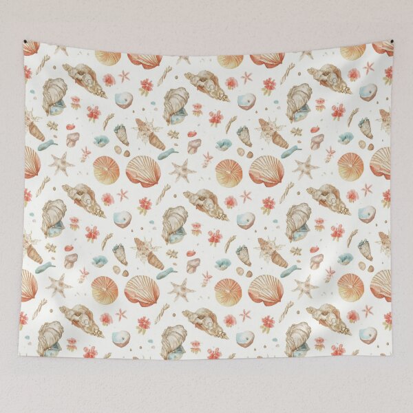 Item preview, Seashell pattern  designed and sold by DuliDoodles.