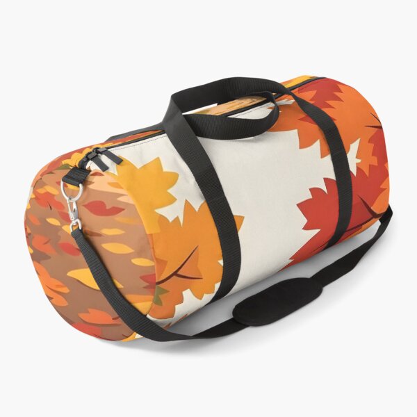 Item preview, Cozy Autumn Forest Path Wooden Bench Fall Leaves designed and sold by Herodestroyer.