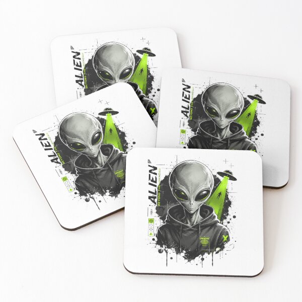 Item preview, Alien Beyond the Unknown – Futuristic UFO Alien designed and sold by DreamcraftLK.