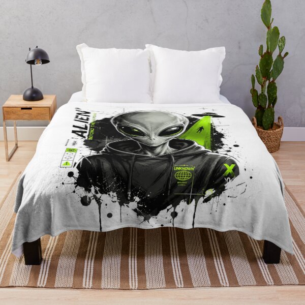 Item preview, Alien Beyond the Unknown – Futuristic UFO Alien designed and sold by DreamcraftLK.