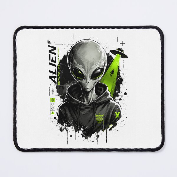 Item preview, Alien Beyond the Unknown – Futuristic UFO Alien designed and sold by DreamcraftLK.