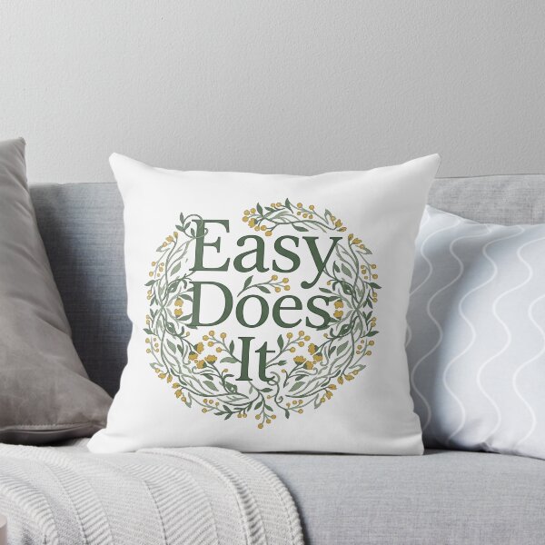 Item preview, Easy Does It Botanical Recovery Quote designed and sold by GentleRecovery.
