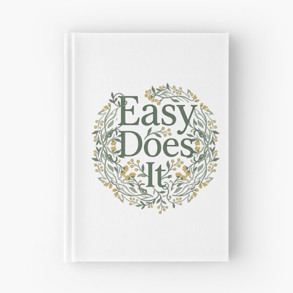 Item preview, Easy Does It Botanical Recovery Quote designed and sold by GentleRecovery.
