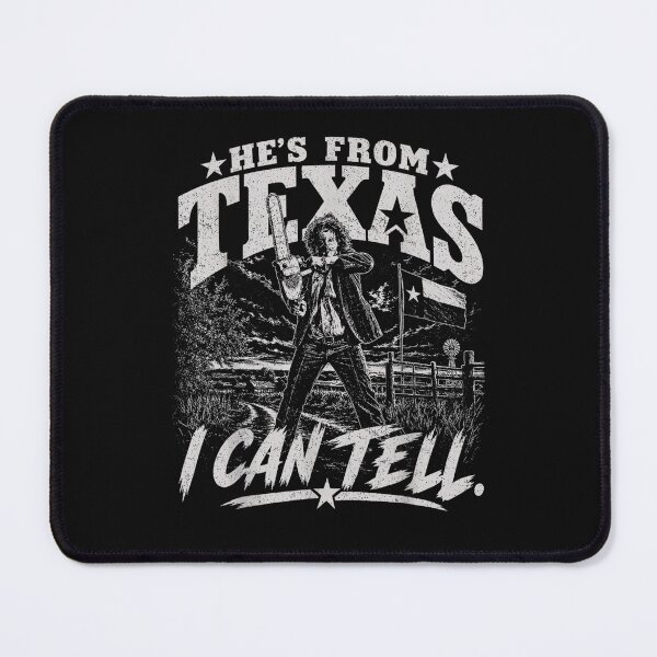 Item preview, Hes from Texas I Can Tell Chainsaw Horror Halloween designed and sold by ArtByimamS.
