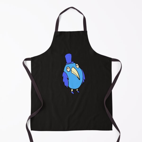 Item preview, Round blue bird designed and sold by ArthureCendre.
