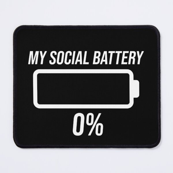 Item preview, Social Batery Low designed and sold by Youmytype.