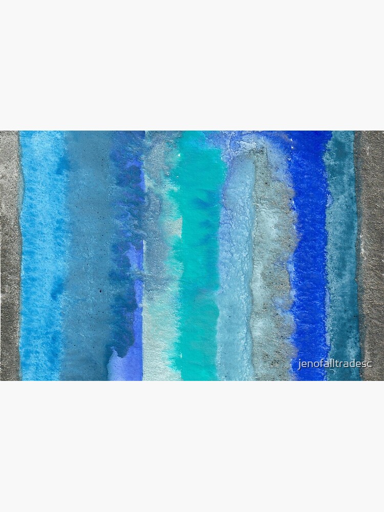 Large Watercolor Stripes digitized original watercolor painting by jenofalltradesc